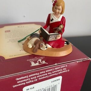 Vintage American Girl Doll KIT Christmas tree ornament.